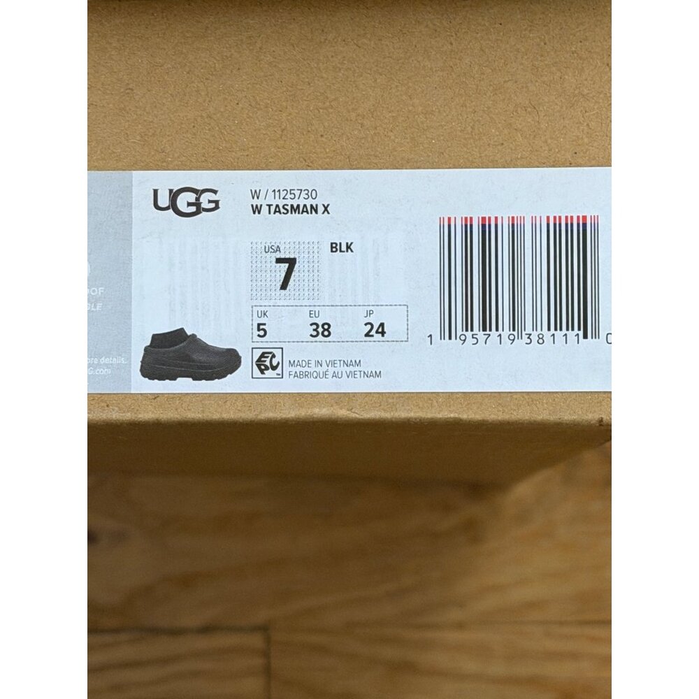 NWOB UGG Tasman X Molded Clogs Black Size 7 - Picture 10 of 10
